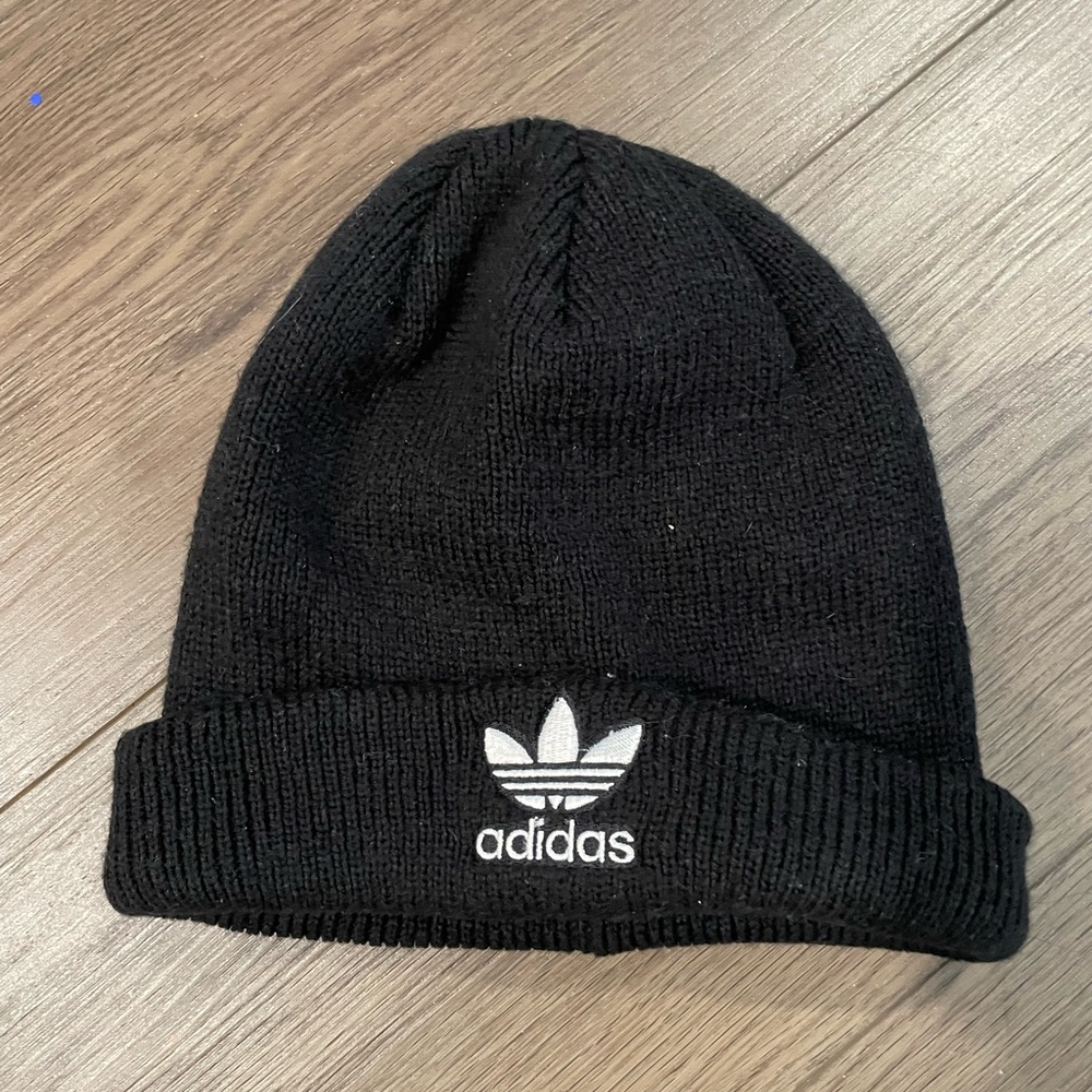 Black Adidas beanie